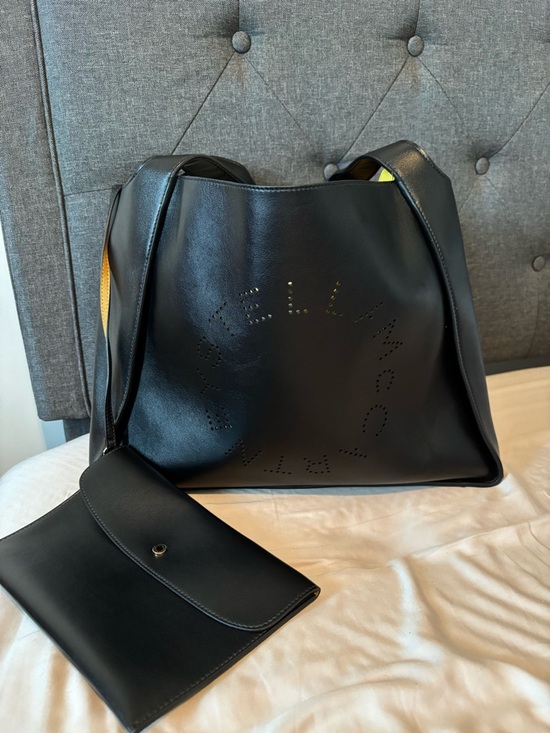 Stella McCartney Handbags - Stella McCartney Stella Logo Tote Bag – Black Alter Mat-Excellent Condition COA